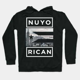 Nuyo Rican Puerto Rico New York Puerto Rican Flag Hoodie